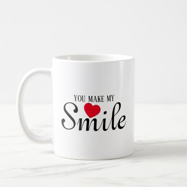 DU MACHST MEINE LÄCHLICHE KAFFEE-TASSE KAFFEETASSE (Links)