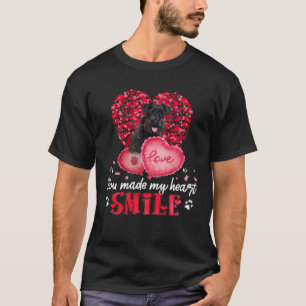 Du machst meinen Herz-Lächeln Miniaturschnauzer m T-Shirt