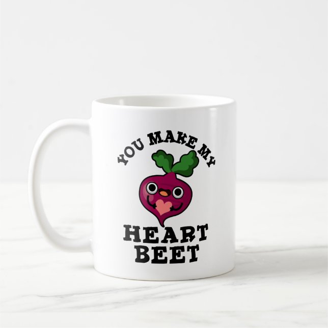 Du machst meinen Herzrübe-Funny-Veggie-Pub Kaffeetasse (Links)