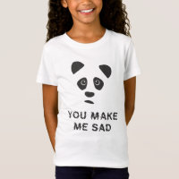 Du machst mich traurig. Trauriger Panda.