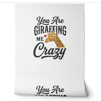 Du machst mich verrückt, lustiges Giraffen-Shirt_1 Tapete