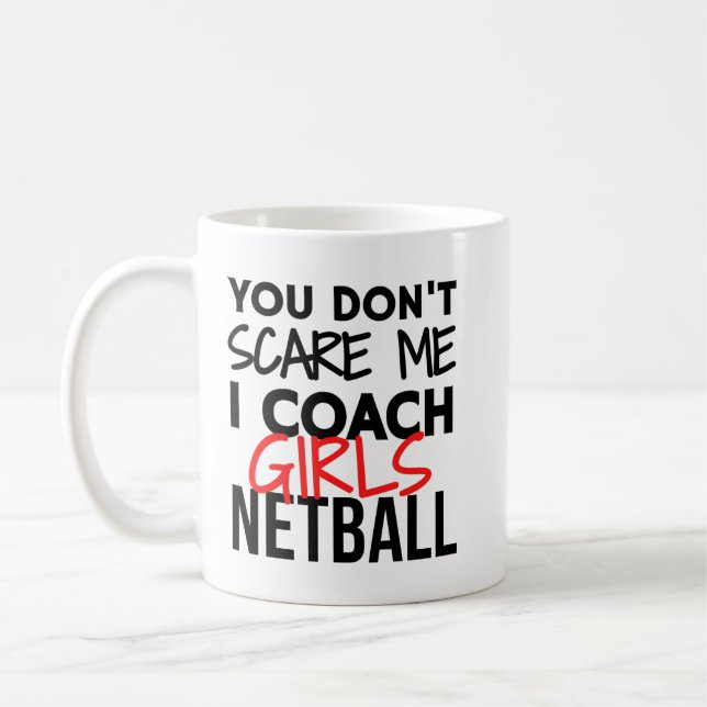 Du machst mir keine Angst, dass ich Mädchen im Net Kaffeetasse (Links)