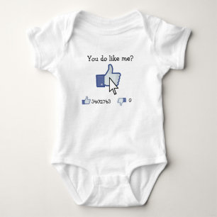 Du magst mich? baby strampler