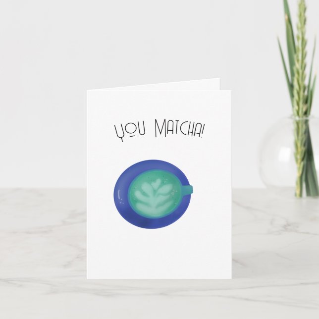 Du Matcha Karte (Vorderseite)