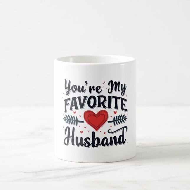 Du mein Lieblingsmann, Funny Zitat Kaffeetasse (Mittel)