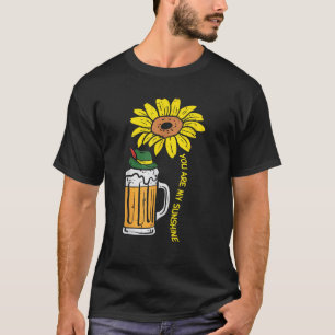 Du mein Sonnenschein Sonnenblume Oktoberfest Biere T-Shirt