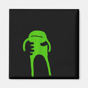 Du musst den Frosch akzeptieren Lustiger Meme-Spru Magnet