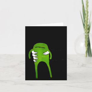 Du musst den Frosch akzeptieren Lustiges Meme  Karte