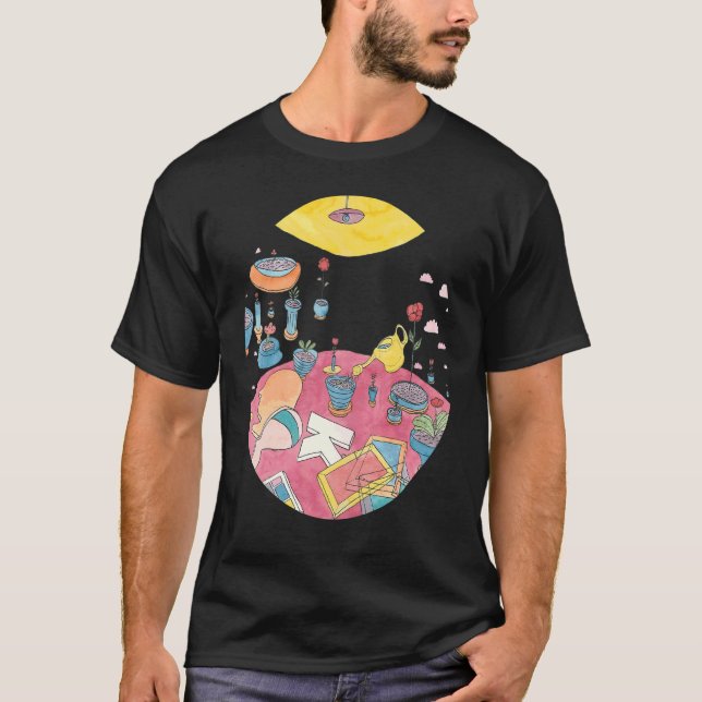 Du musst die Pflanze gießen T-Shirt (Vorderseite)