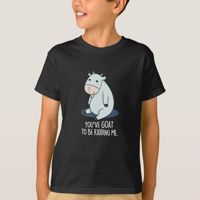 Du musst mir einen lustigen Pun Dark BG geben T-Shirt (Vorderseite)