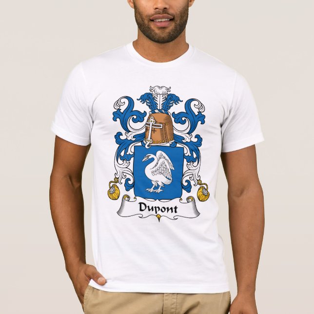 Du Pont Familienwappen T-Shirt (Vorderseite)