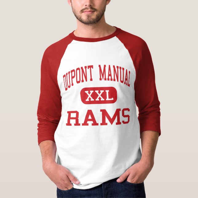Du Pont Handbuch - RAMs - hoch - Louisville T-Shirt (Vorderseite)