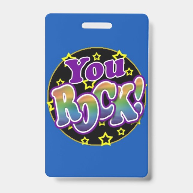 Du Rock! Abzeichen Ausweis (Front)