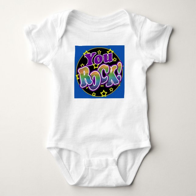 Du Rock! Baby Strampler (Vorderseite)