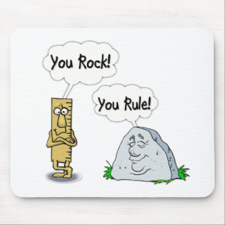 Du Rock, du regierst Mousepad