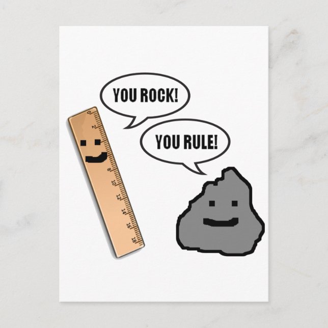 Du Rock, du regierst Postkarte (Vorderseite)