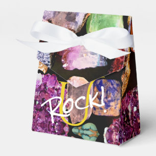 Du rockst! Personalisierte Schmuckstein-Geschenkbo Geschenkschachtel
