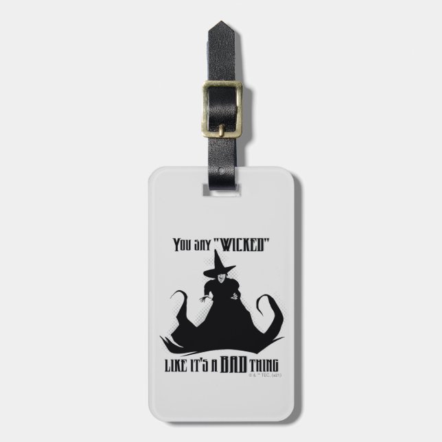 Du sagst "gewickt", als wäre es eine schlechte Sac Gepäckanhänger (Vorderseite vertikal)