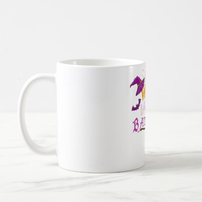 Du sagst Hexe gefällt ihr ein schlechtes Halloween Kaffeetasse (Links)