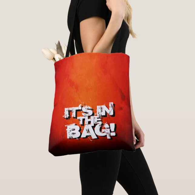 Du schaffst das, es ist im Sack! Tasche (Von Nahem)