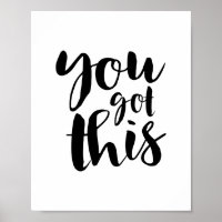 Du schaffst das, Motivationszitate Galerie-Wand