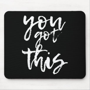Du Schaffst Das Motivierend Und Positiv Mousepad