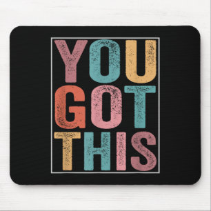 Du Schaffst Das Motivierendes Testtag-Design Für T Mousepad