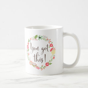 Du Schaffst Das Script Blumenkranz Tasse