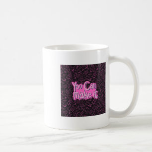 Du Schaffst Es Aufkleber Kaffeetasse