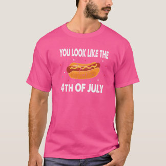 Du siehst aus, als ob der 4. Juli mich einen heiße T-Shirt