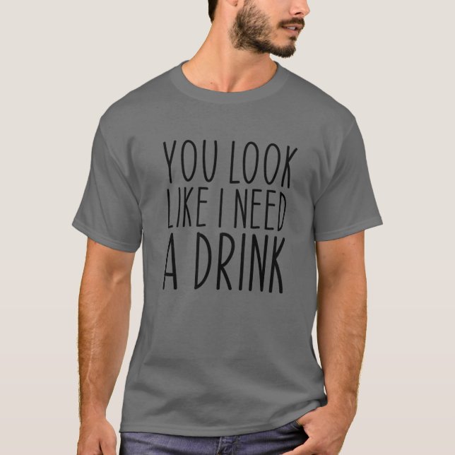 Du siehst aus, als ob ich ein sonniges Sprichwort  T-Shirt (Vorderseite)