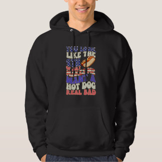 Du siehst aus wie der 4. Juli, der mich Lust auf e Hoodie