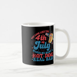 Du siehst aus wie der 4. Juli, der mich Lust auf e Kaffeetasse