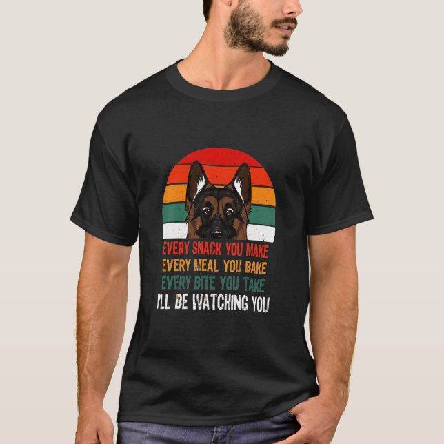 Du siehst dir die deutsche Hirte an T-Shirt (Vorderseite)