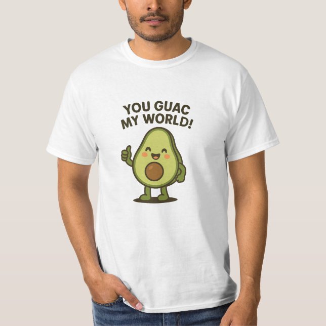 Du siehst meine Welt aus. Niedlich Funny Kawaii Av T-Shirt (Vorderseite)