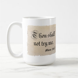 Du sollst mich nicht versuchen - Mama 24:7 Kaffeetasse