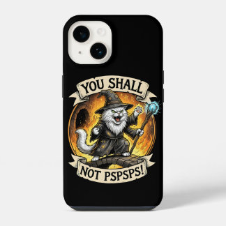 Du sollst nicht PSPSPS Lustiger Zauberkatze Fantas iPhone 14 Hülle