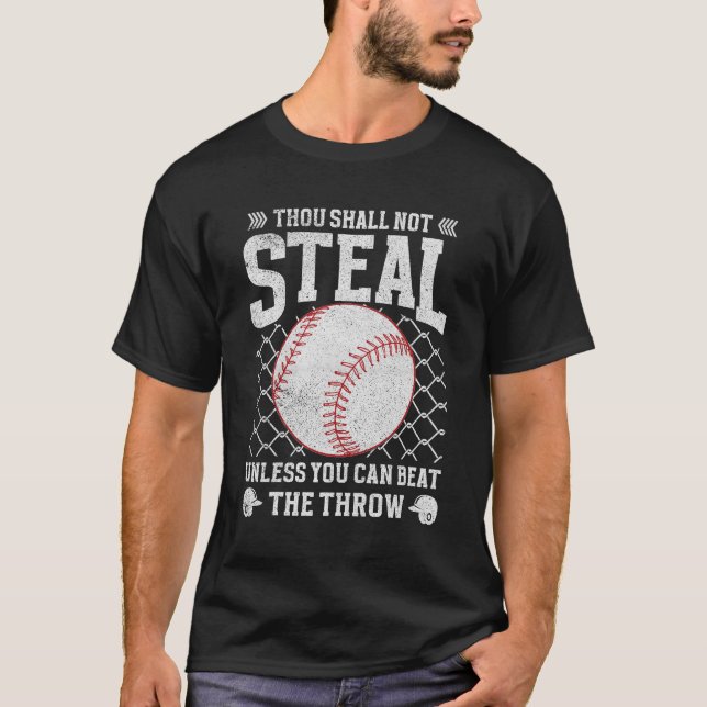 Du sollst nicht stehlen, wenn du nicht den Wirbel  T-Shirt (Vorderseite)