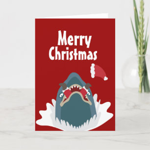 Du solltest besser aufpassen! Weihnachtskarte Feiertagskarte