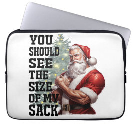 Du solltest die Größe meines Sacks sehen Laptopschutzhülle