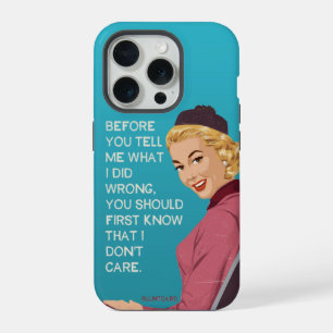 Du solltest wissen, dass es mir egal ist. iPhone 15 pro hülle