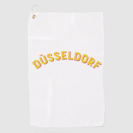 Dü sseldorf, Deutschland Vintag Arch Golfhandtuch