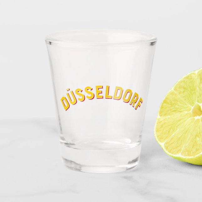 Dü sseldorf, Deutschland Vintag Arch Schnapsglas (Vorderseite)