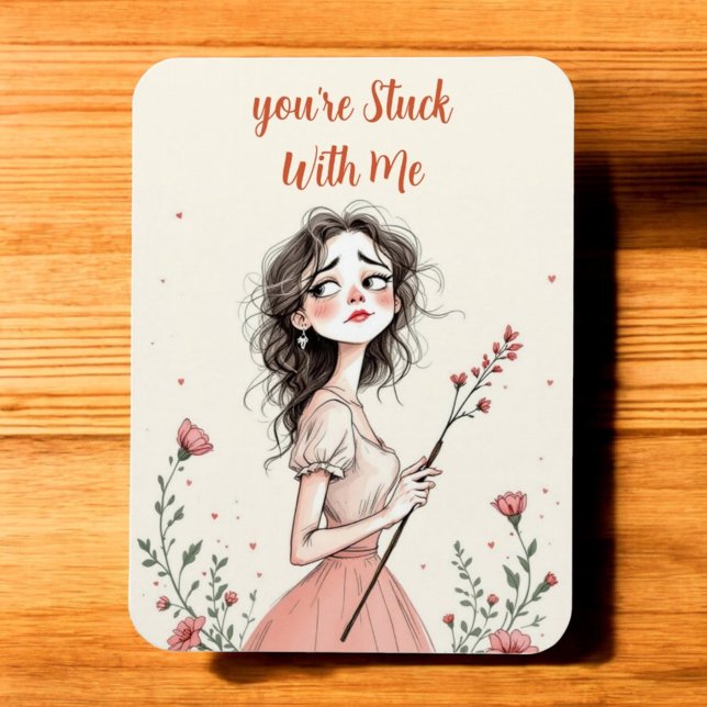 Du steckst mit mir fest magnet (Von Creator hochgeladen)