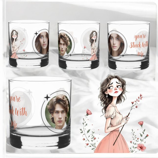 Du steckst mit mir fest whiskyglas (Von Creator hochgeladen)