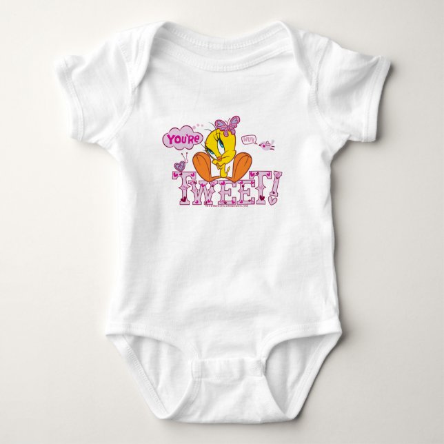 Du twitterst baby strampler (Vorderseite)
