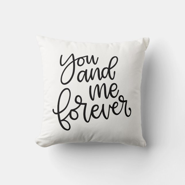 Du und ich für immer kissen (Vorderseite)