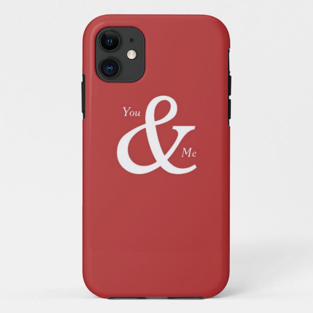 Du und ich in Rot, Liebe Case-Mate iPhone Hülle (Rückseite)