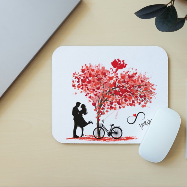 Du und ich, und Cupid-Mauspad Mousepad (Von Creator hochgeladen)