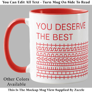 Du verdienst den besten Therapeuten lustiger Witz  Tasse